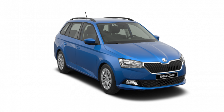 Škoda Fabia, 1,0 TSI 70 kW 5-stup. mech., barva modrá