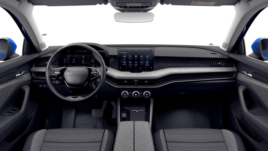 Škoda Superb, 1,5 TSI m-HEV 110 kW 7° automatická DSG, barva modrá