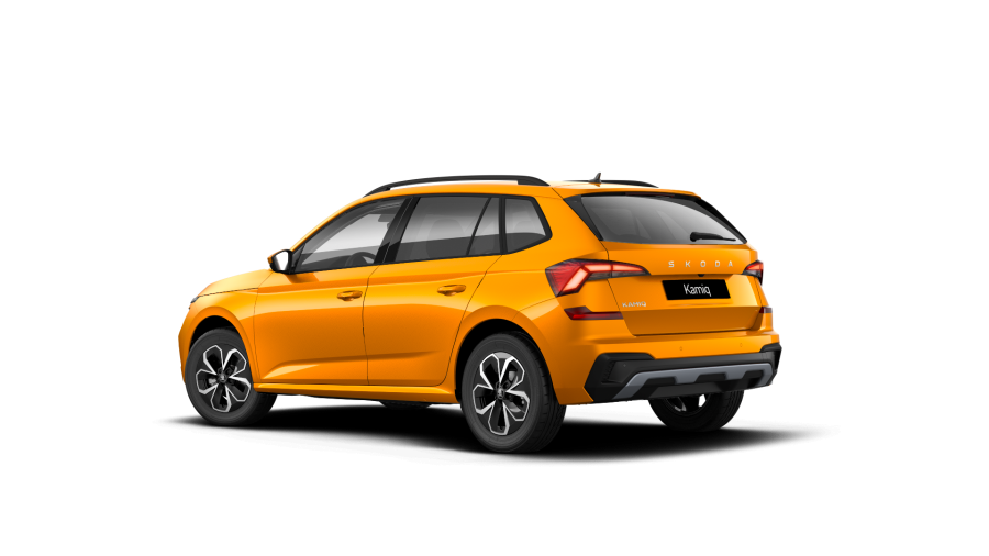 Škoda Kamiq, 1,0 TSI 85 kW 7° automatická DSG, barva oranžová