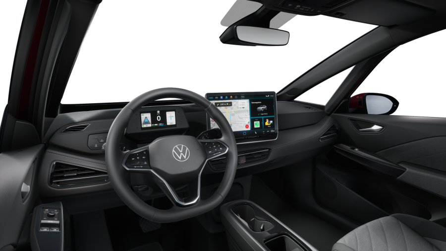 Volkswagen ID.3, ID.3 Pure People 125 kW, 52 kWh, barva červená
