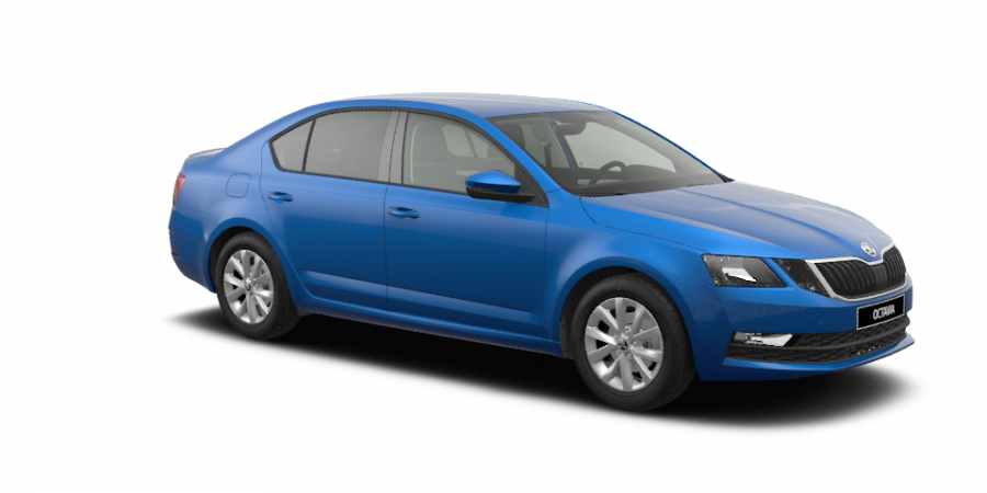 Škoda Octavia, 1,5 TSI 110 kW 6-stup. mech., barva modrá