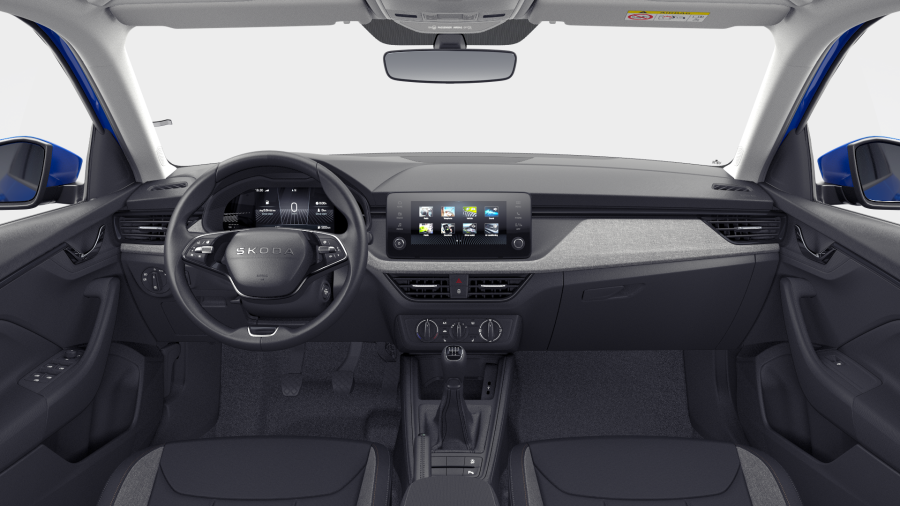 Škoda Scala, 1,0 TSI 70 kW 5° manuální, barva modrá