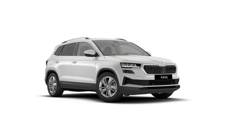Škoda Karoq, 1,5 TSI 110 kW 6° manuální, barva bílá