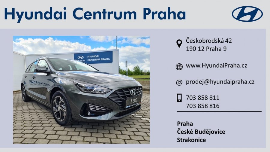 Hyundai i30, 1,5i CVVT 81 kW (95 NAT) 6 st. man, barva šedá