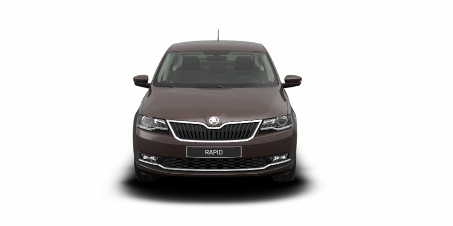 Škoda Rapid, 1,0 TSI 70 kW 5-stup. mech., barva hnědá