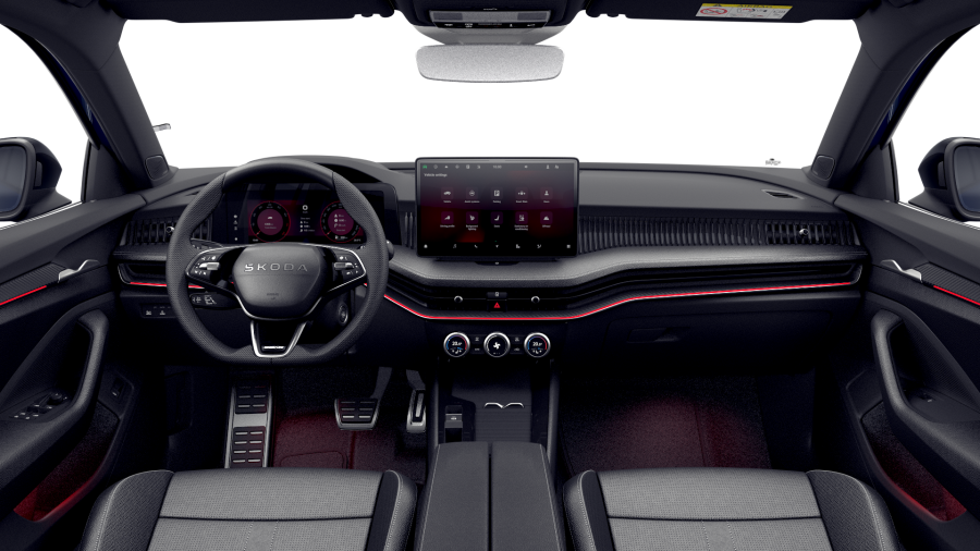 Škoda Superb, 2,0 TSI 195 kW 7° automatická DSG 4x4, barva modrá