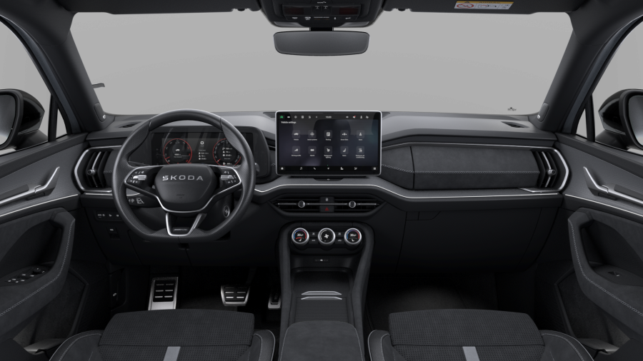 Škoda Kodiaq, 2,0 TDI 142 kW 7° automatická DSG 4x4, barva stříbrná