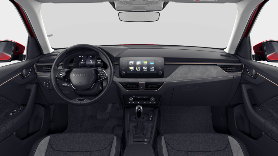 Škoda Kamiq, 1,0 TSI 85 kW 7° automatická DSG, barva červená