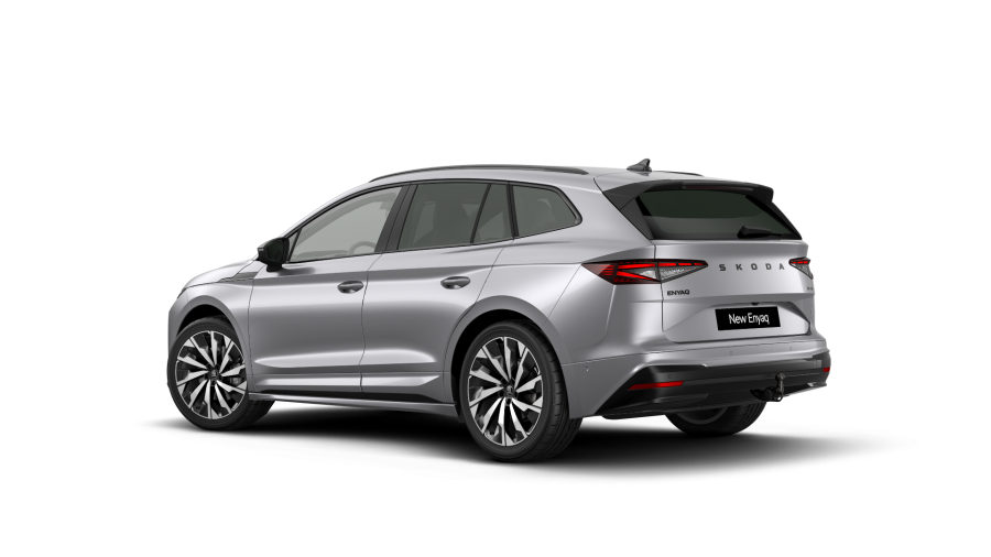 Škoda Enyaq iV, 82 kWh 210,00 kW 1° automatická 4x4, barva stříbrná