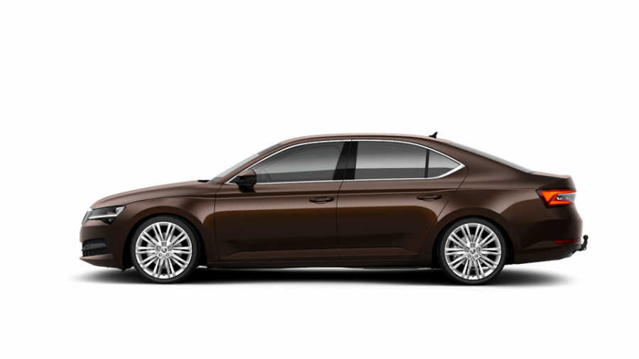 Škoda Superb, 2,0 TDI 147 kW 7-stup. automat. 4x4, barva hnědá