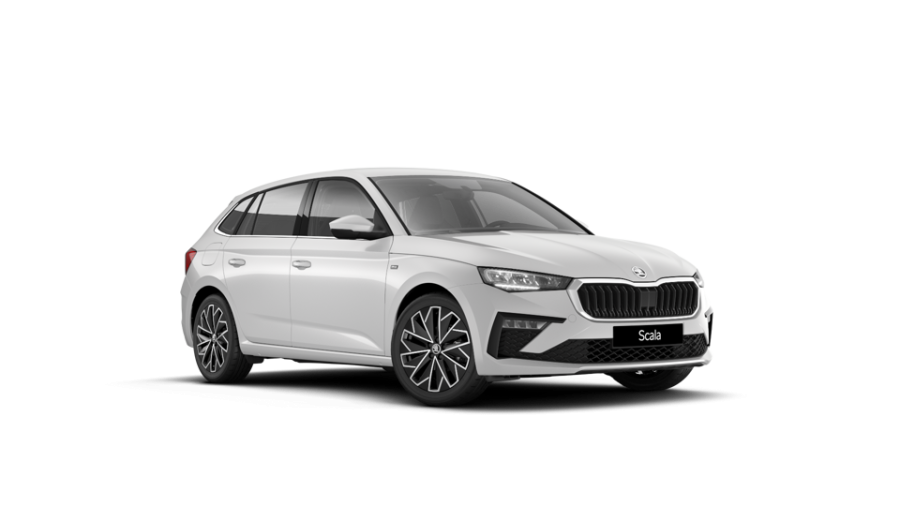 Škoda Scala, 1,0 TSI 70 kW 5-stup. mech., barva bílá