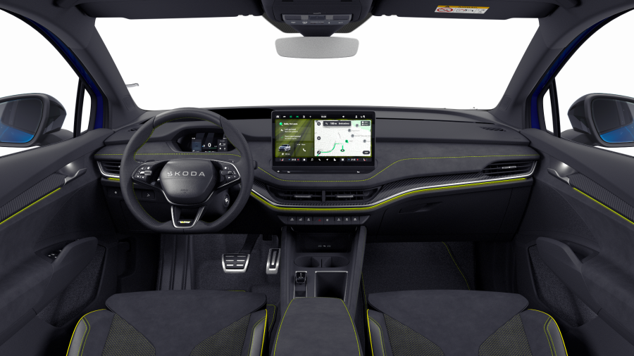 Škoda Enyaq iV, 84 kWh 250 kW 1° automatická 4x4, barva modrá