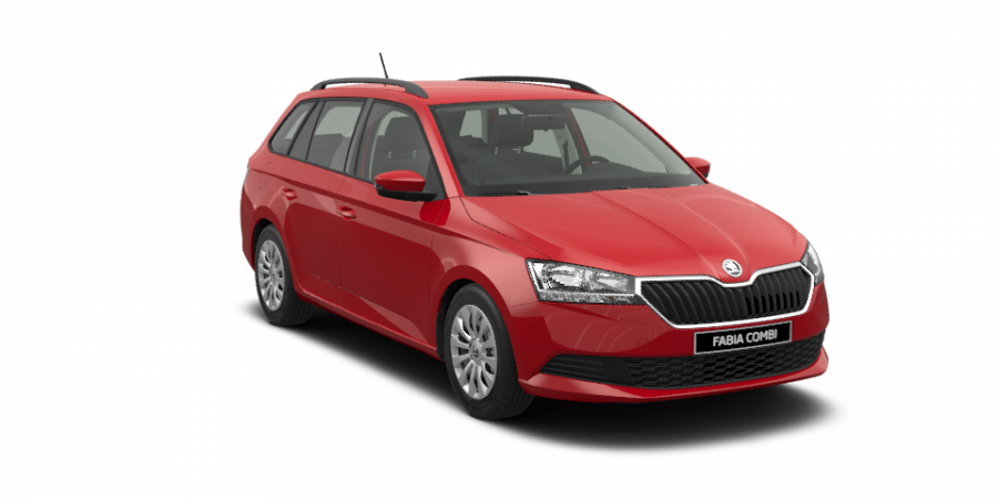 Škoda Fabia, 1,0 TSI 70 kW 5-stup. mech., barva červená