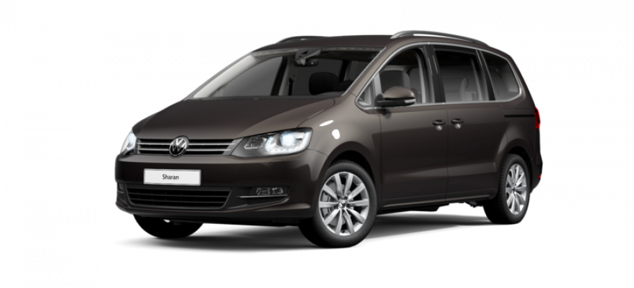 Volkswagen Sharan, 2,0 TDI 6G, barva hnědá