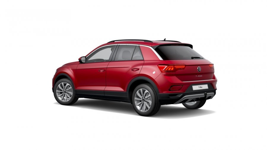 Volkswagen T-Roc, T-Roc Life 1,5 TSI 110 kW 7DSG, barva červená