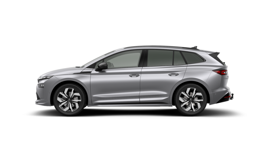 Škoda Enyaq iV, 82 kWh 1° automatická, barva stříbrná