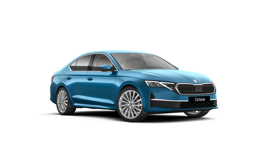 Škoda Octavia, 1,5 TSI m-HEV 110 kW 7° automatická DSG, barva modrá