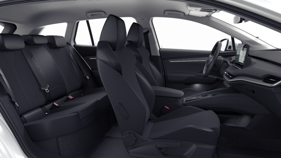 Škoda Enyaq iV, 82 kWh 210,00 kW 1° automatická, barva bílá