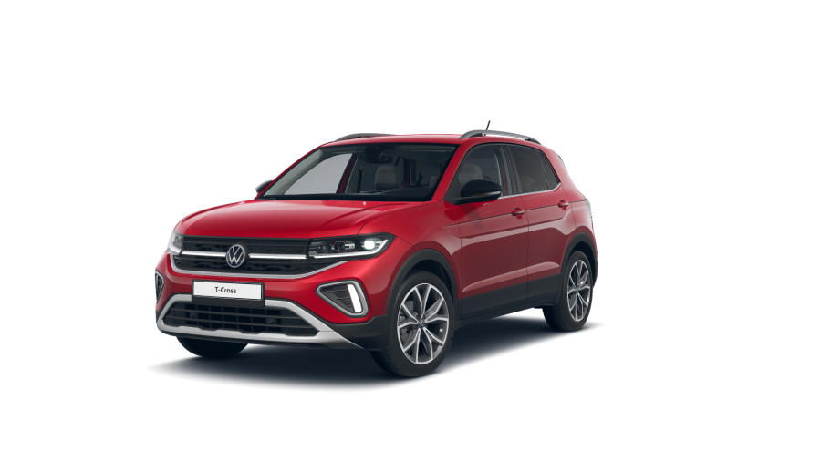 Volkswagen T-Cross, T-Cross Style 1.0 TSI 85 kW 7DSG, barva červená