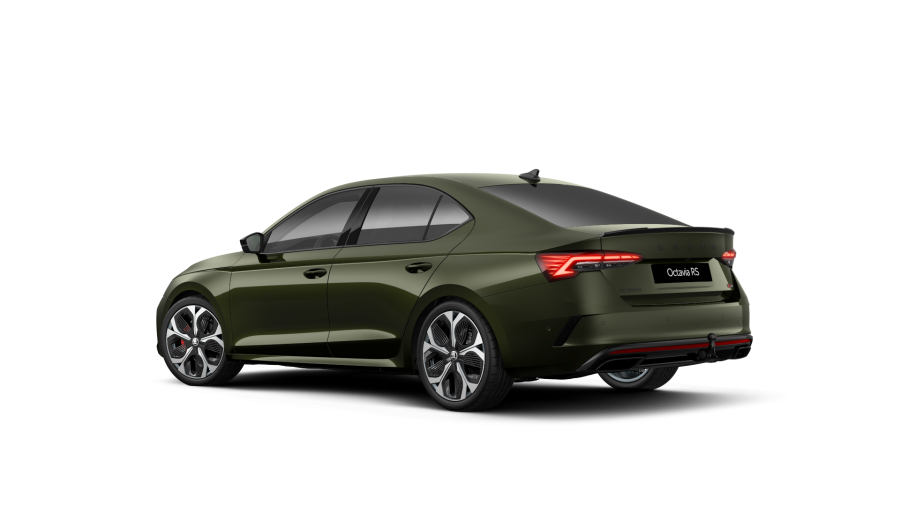 Škoda Octavia, 2,0 TSI 195 kW 7° automatická DSG, barva zelená