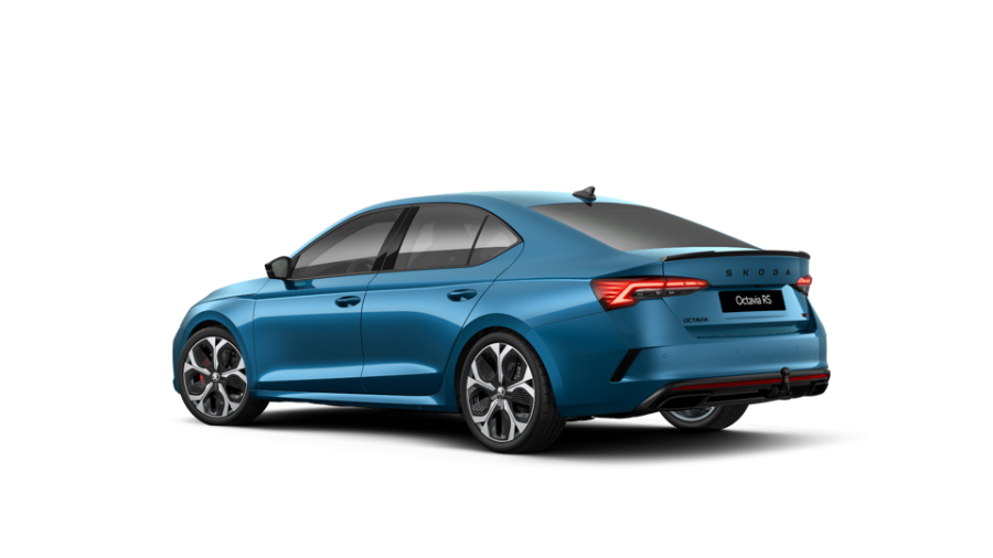 Škoda Octavia, 2,0 TSI 195 kW 7° automatická DSG, barva modrá