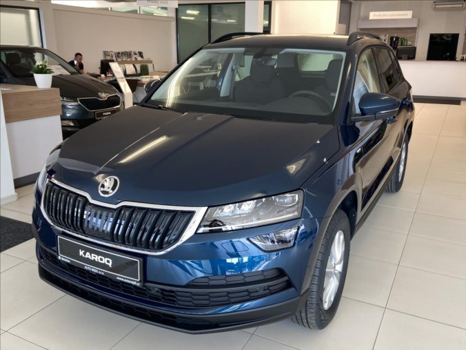 Škoda Karoq, 1,5 TSI  110 kW "125let", barva modrá