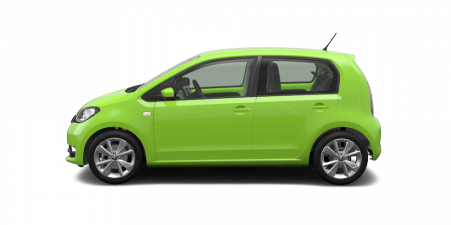 Škoda Citigo, 1,0 MPI 55 kW 5-stup. mech., barva zelená