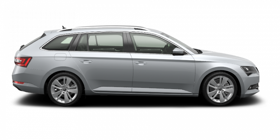 Škoda Superb, 2,0 TDI 110 kW 6-stup. mech., barva stříbrná