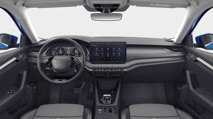 Škoda Octavia, 1,5 TSI Hybrid 110 kW 7° automatická DSG, barva modrá