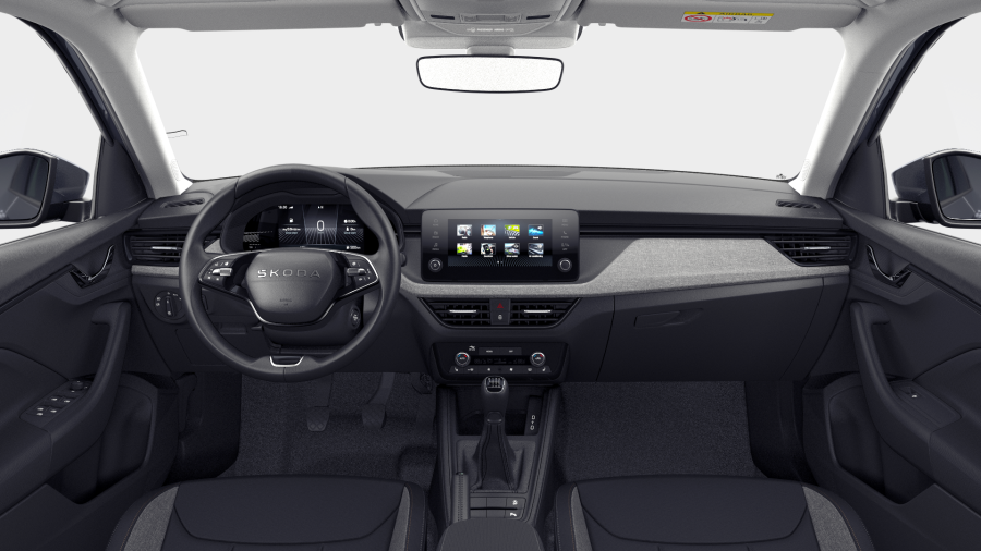 Škoda Scala, 1,5 TSI 110 kW 6° manuální, barva šedá