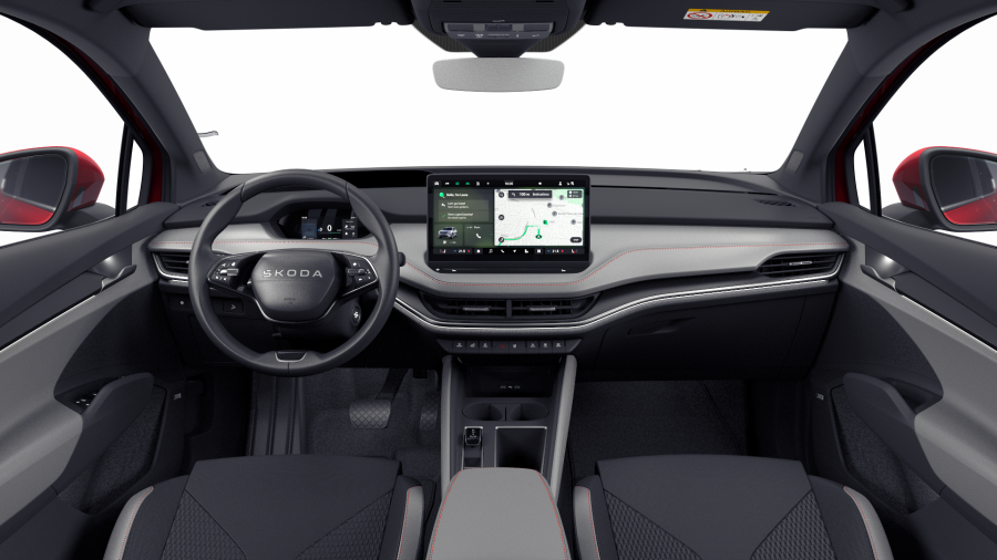 Škoda Enyaq iV, 82 kWh 210,00 kW 1° automatická 4x4, barva červená
