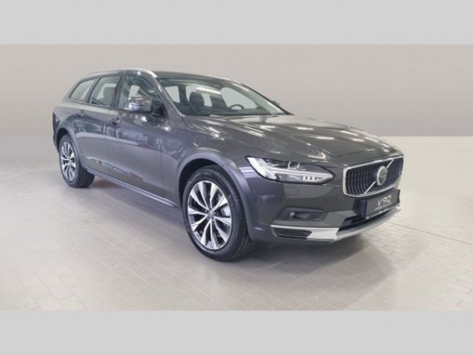 Volvo V90, B4 2.0L 197+14 HP AT8 AWD CROS, barva šedá