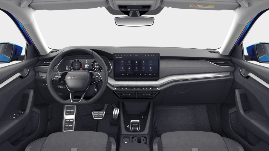 Škoda Octavia, 1,5 TSI m-HEV 9 kW 7-stup. automat., barva modrá