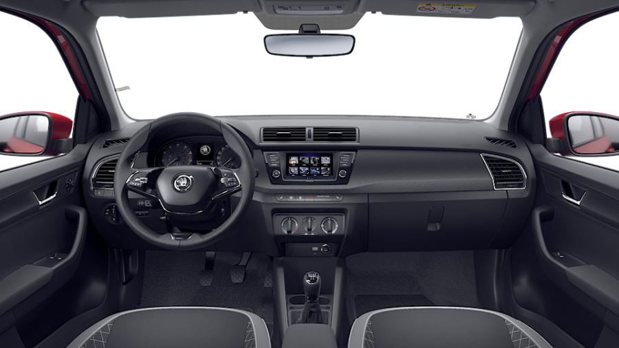 Škoda Fabia, 1,0 TSI 70 kW 5-stup. mech., barva červená