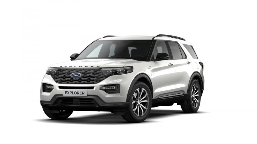 Ford Explorer, ST-Line, 5dveřová, 3.0 EcoBoost 336 kW/457 k, 10st. automatická, 4WD, barva bílá