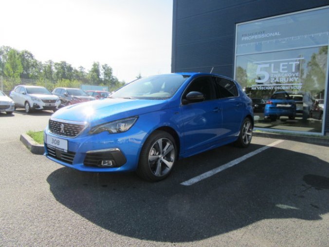 Peugeot 308, GT 1.5 BlueHDi 130k EAT8, barva modrá