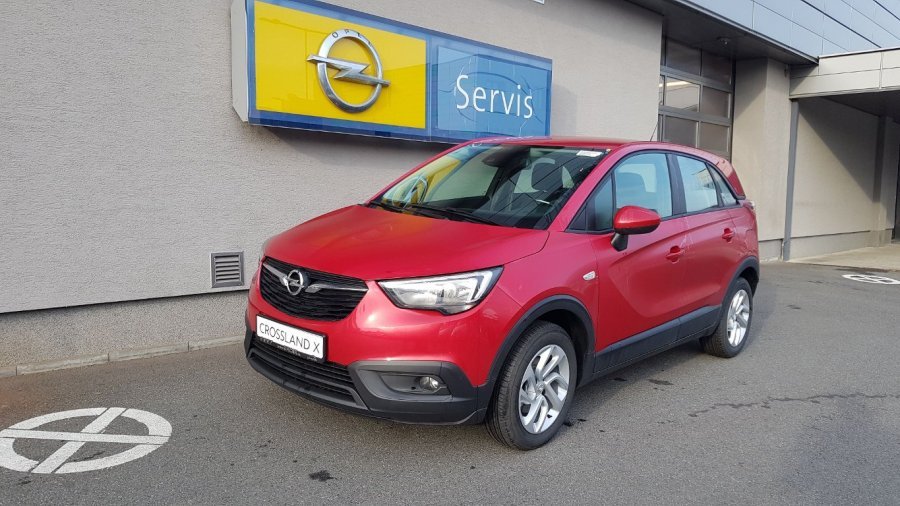 Opel Crossland X, SMILE 1.2T 81kW, barva vínová