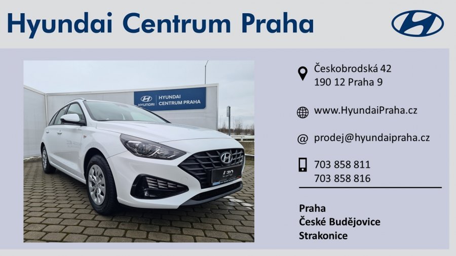 Hyundai i30, 1,5i CVVT 81 kW (95 NAT) 6 st. man, barva bílá