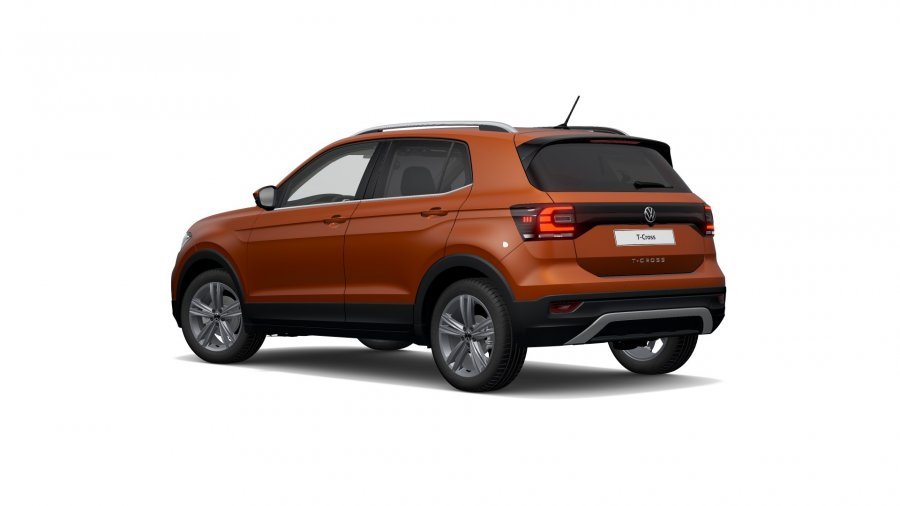 Volkswagen T-Cross, T-Cross Style 1,0 TSI 81 kW 7DSG, barva oranžová
