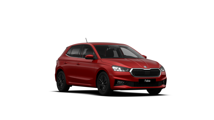 Škoda Fabia, 1,0 TSI 85 kW 7-stup. automat., barva červená