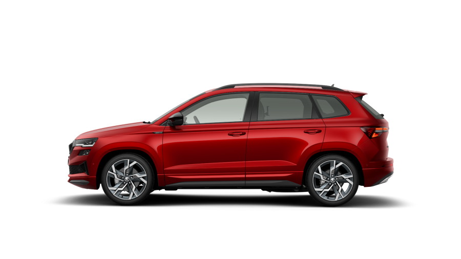 Škoda Karoq, 2,0 TDI 110 kW 7° automatická DSG 4x4, barva červená