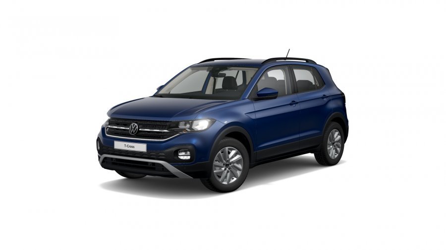 Volkswagen T-Cross, T-Cross Life 1,0 TSI 70 kW 5G, barva modrá