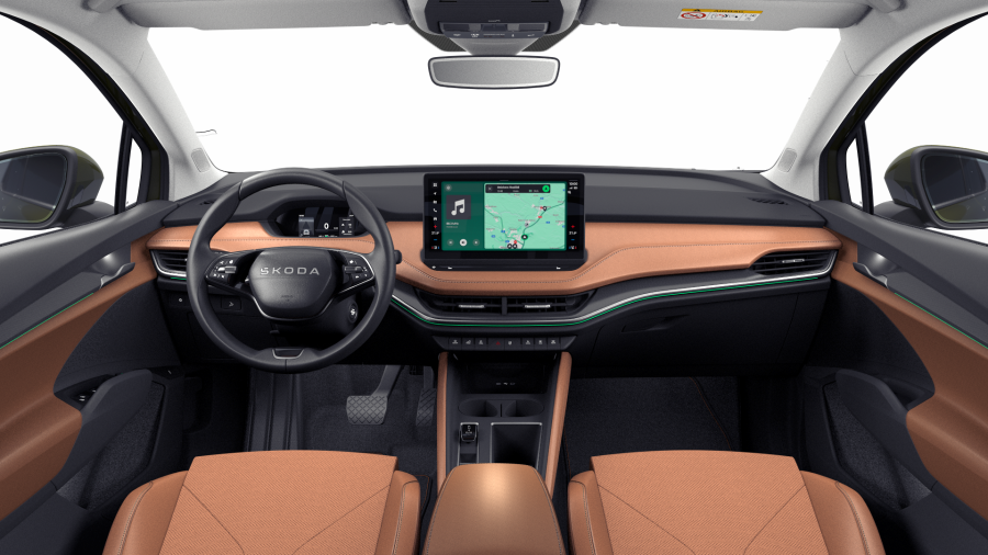 Škoda Enyaq iV, 82 kWh 210 kW 1° automatická, barva zelená