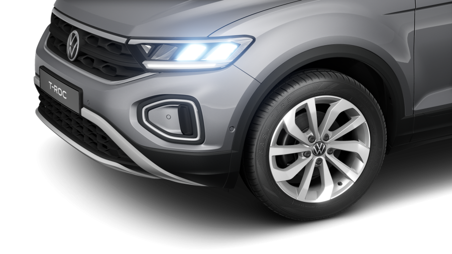 Volkswagen T-Roc, T-Roc Love 1,5 TSI 110 kW 7DSG, barva stříbrná