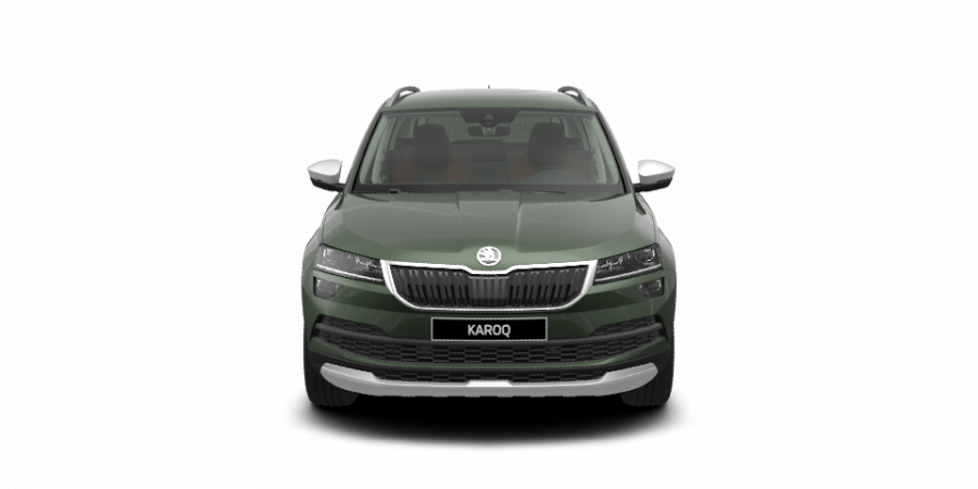 Škoda Karoq, 2,0 TDI 110 kW 6-stup. mech. 4x4, barva zelená