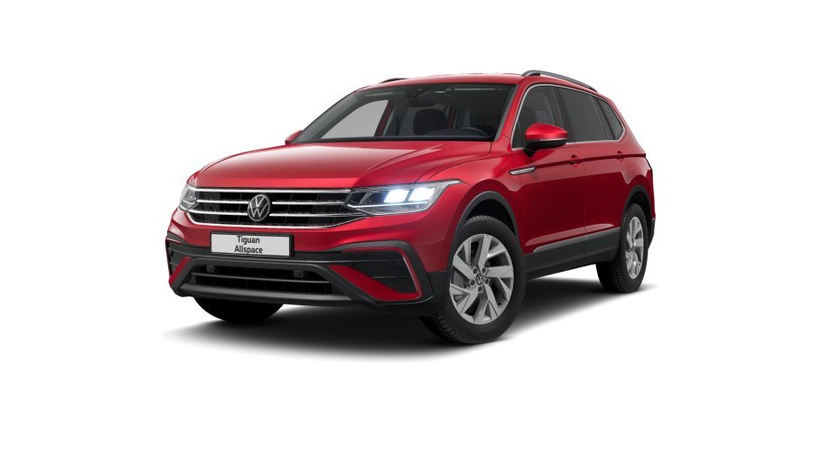 Volkswagen Tiguan Allspace, Allspace Life 1,5 TSI 110 kW 7DSG, barva červená