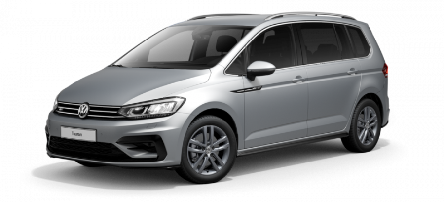 Volkswagen Touran, HL R-Line 2,0 TDI 7DSG, barva stříbrná
