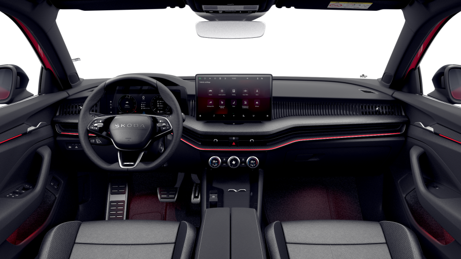 Škoda Superb, 1,5 TSI iV 200 kW 6° automatická DSG, barva červená
