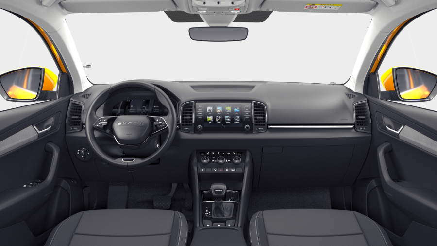 Škoda Karoq, 1,5 TSI 110 kW 7° automatická DSG, barva oranžová