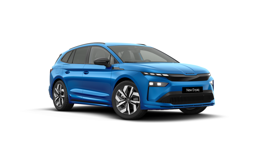 Škoda Enyaq iV, 82 kWh 210 kW 1° převodovka, barva modrá